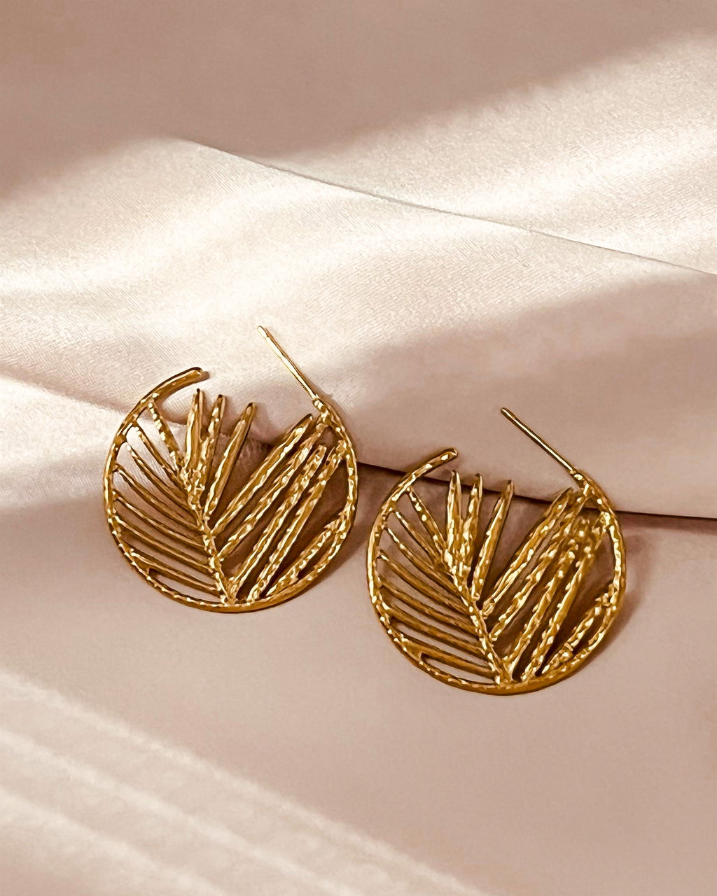 Boucles d'oreilles créoles — acier inoxydable