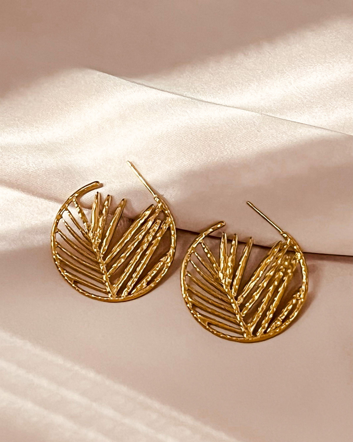Boucles d'oreilles créoles — acier inoxydable