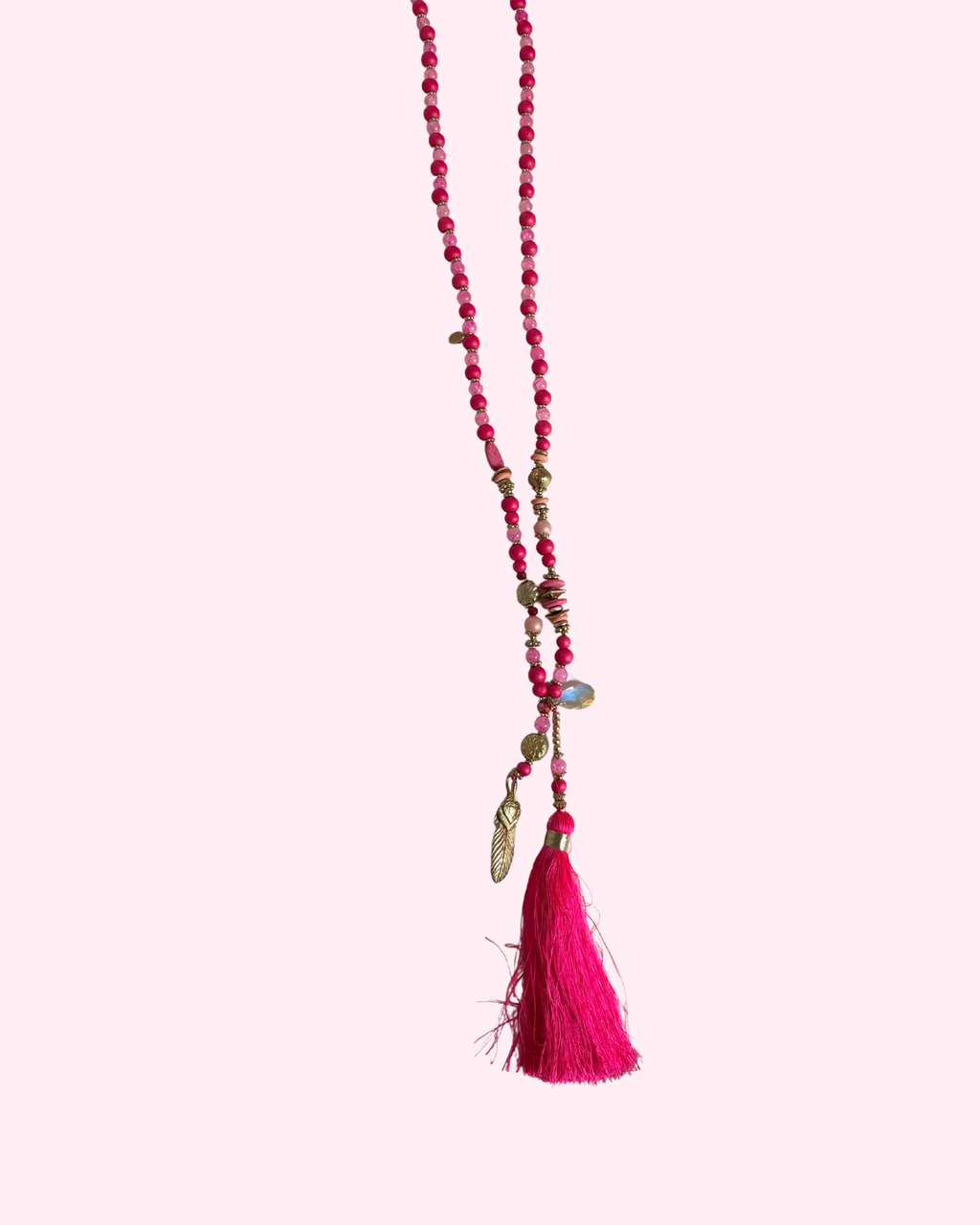 Sautoir Fuchsia