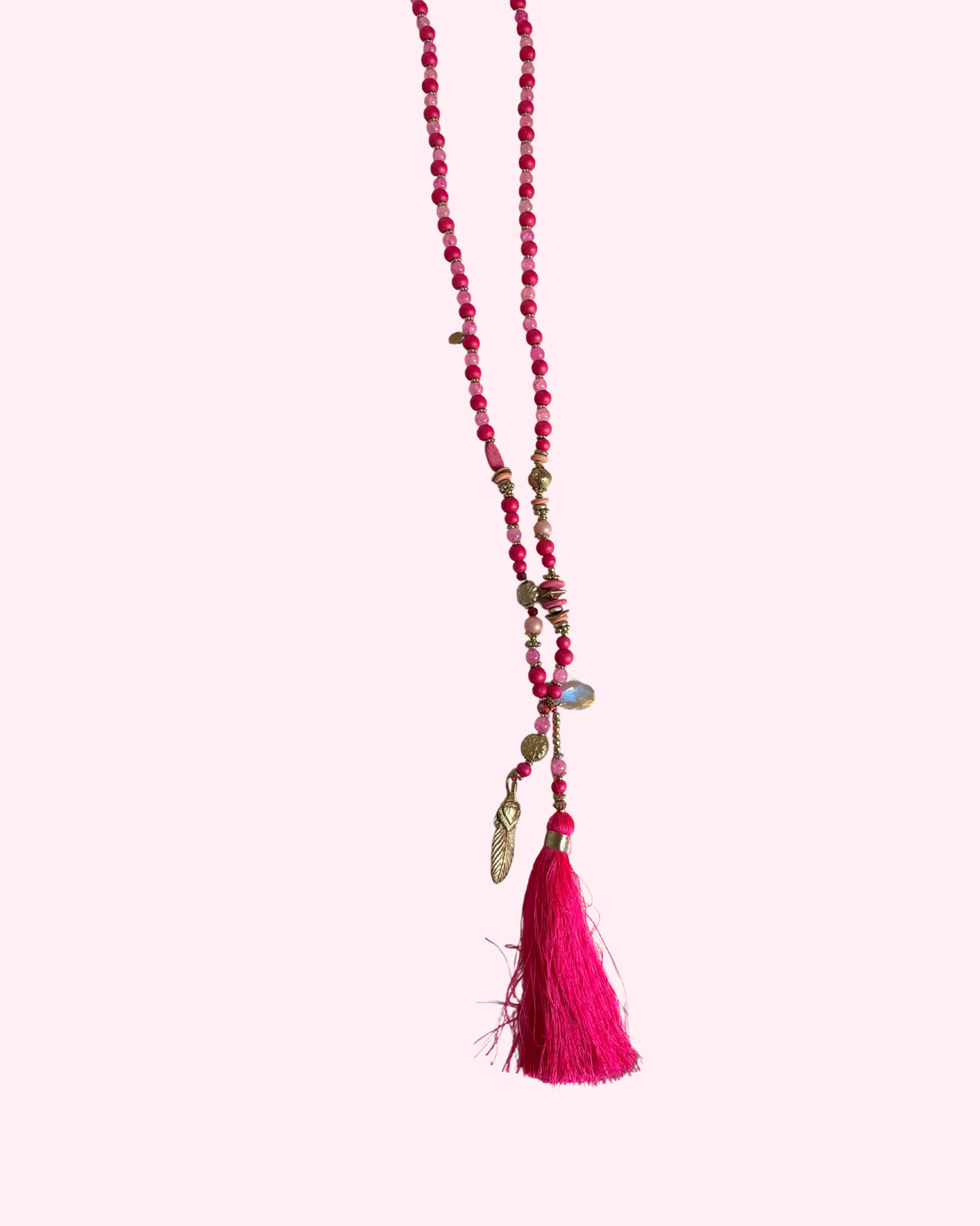 Sautoir Fuchsia